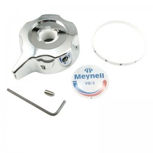 Meynell V8/3 stub lever assembly - chrome (SPKB0016P) - main image 1
