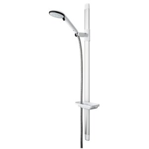 Mira Advance Flex 2018 Fittings Kit/Shower Rail Set - White/Chrome (1.1785.625) - main image 1