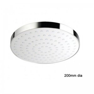 Mira Beat 200mm shower head - chrome/white (1799.011) - main image 1