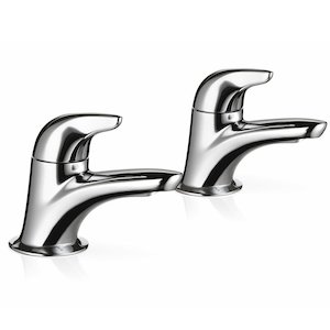 Mira Comfort basin pillar taps (2.1818.002) - main image 1