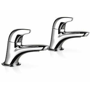 Mira Comfort bath pillar taps (2.1818.003) - main image 1