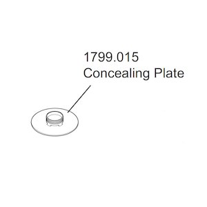 Mira ceiling concealing plate (1799.015) - main image 1