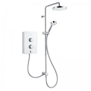 Mira Decor Dual Thermostatic Electric Shower 10.8kW - White (1.1894.009) - main image 1
