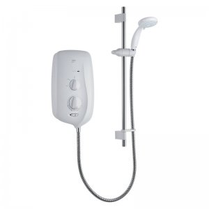 Mira Elate Thermostatic Electric Shower 9.0kW - White/Chrome (1.1563.808) - main image 1