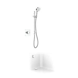 Mira Evoco Dual Outlet Thermostatic Mixer Shower & Bath Fill (With HydroGlo) - Chrome (1.1967.006) - main image 1