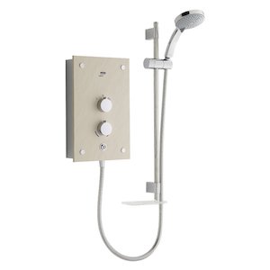 Mira Galena Thermostatic Electric Shower 9.8kW - Light Stone (1.1634.084) - main image 1