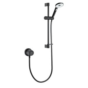 Mira Minimal Exposed Mixer Shower - Matt Black (39584W-BL) - main image 1