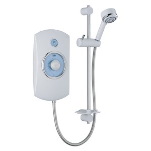 Mira Orbis Thermostatic Electric Shower 9.8kW - White/Chrome (1.1647.002) - main image 1