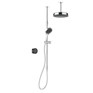 Mira Platinum Dual Outlet Ceiling Fed Digital Shower - High Pressure (1.1981.008) - main image 1