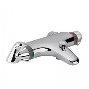 Mira Verve deck mounted bath/shower mixer - valve only - chrome (2.1591.005) - main image 1