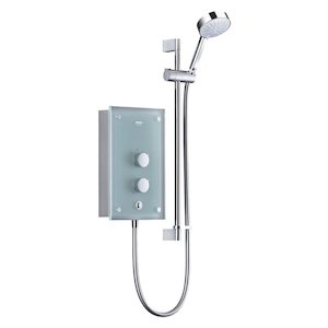 Mira Azora Thermostatic Electric Shower 9.8kW - Frosted Glass (1.1634.011) - main image 1