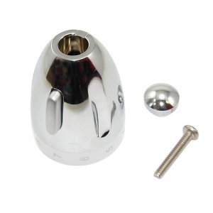 Mira Coda temperature handle - chrome (1744.113) - main image 1