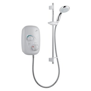 Mira Event XS Thermostatic Power Shower MK2 - White/Chrome (1.1532.400) - main image 1