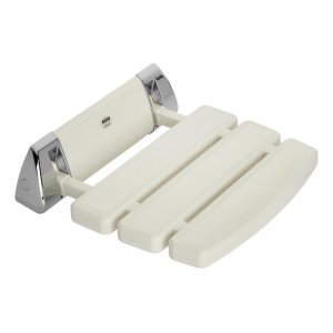 Mira Shower Seat White and Chrome (2.1536.129) - main image 1