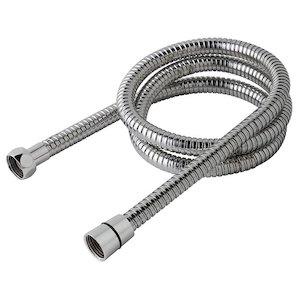 MX 1.50m hex by cone shower hose - stainless steel (RCQ) - main image 1