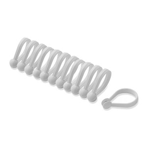 MX curtain rings - white (RGG) - main image 1