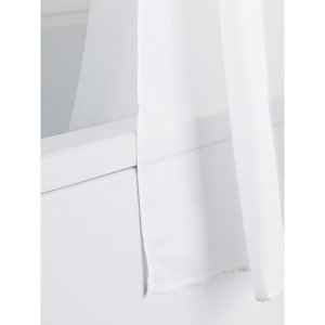 MX 1800mm x 1800mm double layer shower curtain - white (RGF) - main image 1