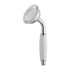 MX Traditional single spray shower head - white/chrome (RPF) - main image 1