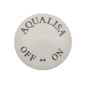 Aqualisa On/off badge - Ceramic (166603) - main image 1