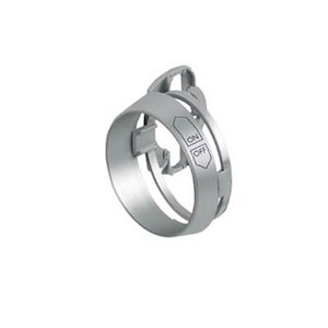 Aqualisa On/off contol graphic ring - Satin chrome (Reverse) (214039) - main image 1