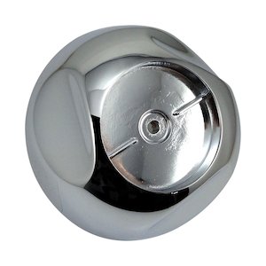 Aqualisa on/off control knob - chrome (213002) - main image 1