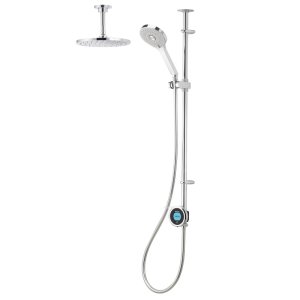 Aqualisa Optic Q Smart Shower Exposed with Adjustable and Ceiling Fixed Head - HP/Combi (OPQ.A1.EV.DVFC.23) - main image 1