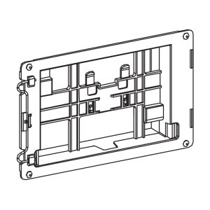Push Plate Bracket for ZONE MODE Flush Plates and Pre-2016 820/980mm (K201) cisterns (ABSP-20-0114) - main image 1