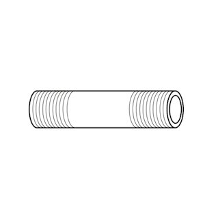 Rada 250mm AD35 nipple 1/2" bsp brass (1.555.74.2.0) - main image 1