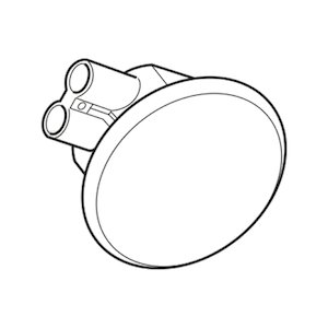 Rada Pulse 125 sensor - single urinal - white (2.1.093.90.2) - main image 1