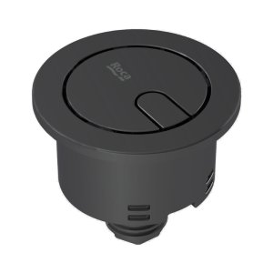 Roca 48mm Push Button to Suit Cistern Lid Hole of 38mm - Matt Black (AH00188NBR) - main image 1