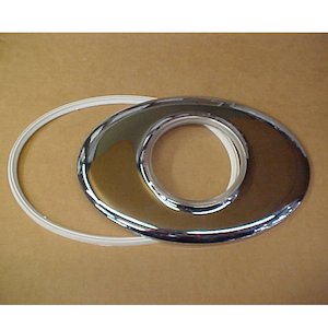 Sirrus concealing plate kit (Oval) - Chrome (SK1851-5CP) - main image 1