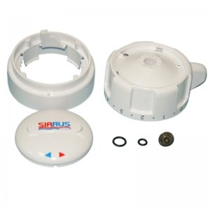 Sirrus TS1600 exposed control knob assembly - White (SK1600-4E) - main image 1