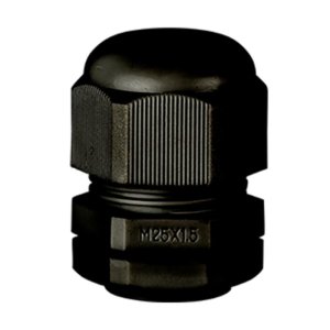 Stag 25mm Black Dome Top Gland (Pack of 10) (SCG/M25B) - main image 1