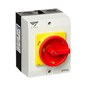 Stag 32A 4 Pole Rotary Isolator Switch IP65 (IS4P32) - main image 1