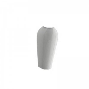 Aqualisa Temperature control handle , ceramic - white (109202) - main image 1