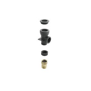Aqualisa Top/bottom outlet elbow assembly (Pair) (164348) - main image 1