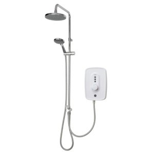 Triton Danzi DuElec Dual Electric Shower 10.5kW - White (GEDADU11) - main image 1