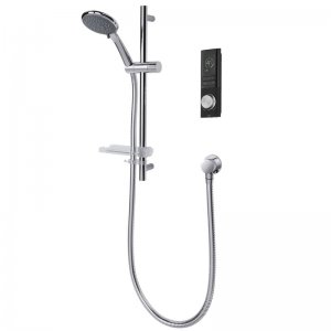 Triton HOST single outlet digital mixer shower & accessory wall pack - high pressure - black (HOSDMWRRCIRS) - main image 1