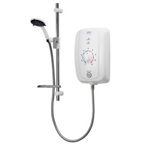 Triton Omnicare Thermostatic Electric Shower 9.5kW - White (TEOMN91) - main image 1