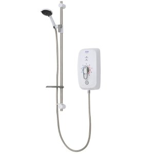 Triton Omnicare Ultra Plus Thermostatic Electric Shower 9.8kW - White (CINCULTP09W) - main image 1