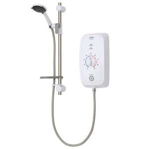 Triton Omnicare Ultra Thermostatic Electric Shower 9.8kW - White (CINCULT09W) - main image 1