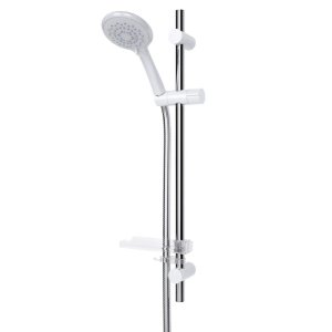 Triton Pro-Fit-8000 Series DuraFlow Shower Rail Kit - Chrome/White (TSKFPRO8000WC) - main image 1