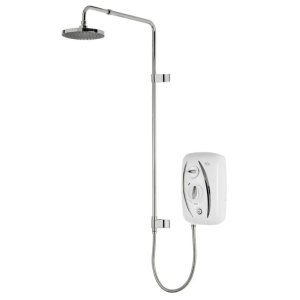 Triton T80Z Thermostatoc Fast-Fit UNIQ Electric Shower 10.5kW - White (GET8TUN11) - main image 1