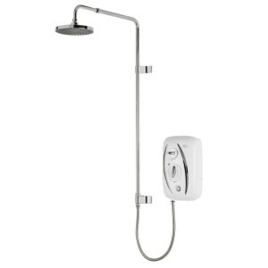 Triton T80Z Thermostatic Fast-Fit UNIQ Electric Shower 9.5kW - White (GET8TUN91) - main image 1