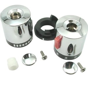 Triton flow/temperature control knob set - chrome (83308550) - main image 1