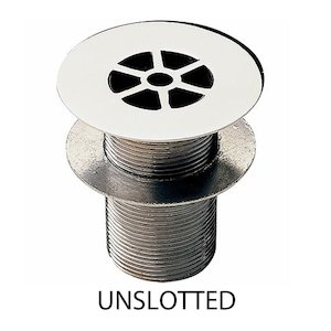Twyford 89mm grid waste - unslotted (WF4341CP) - main image 1