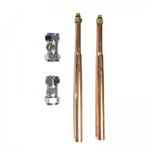Twyford Sola 5mm copper tails (with isolation valve) (SF2751CP) - main image 1