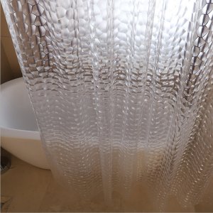 Uniblade 1800mm x 2000mm 3D water cube mildew proof shower curtain (SKU4) - main image 1