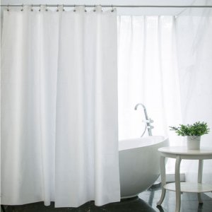 Uniblade 1800mm x 2000mm shower curtain - white (SKU2) - main image 1
