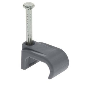Unicrimp 5mm x 8mm 1-1.5mm Twin and Earth Flat Clips - Grey (QFC4) - main image 1